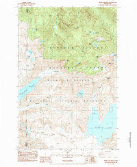 Spirit Lake West Washington Historical topographic map, 1:24000 scale, 7.5 X 7.5 Minute, Year 1984