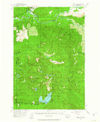 Spirit Lake Washington Historical topographic map, 1:62500 scale, 15 X 15 Minute, Year 1957