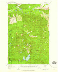 Spirit Lake Washington Historical topographic map, 1:62500 scale, 15 X 15 Minute, Year 1957