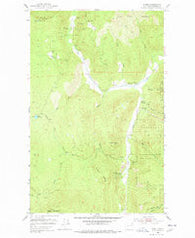 Spirit Washington Historical topographic map, 1:24000 scale, 7.5 X 7.5 Minute, Year 1952