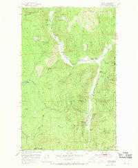 Spirit Washington Historical topographic map, 1:24000 scale, 7.5 X 7.5 Minute, Year 1952