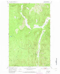 Spirit Washington Historical topographic map, 1:24000 scale, 7.5 X 7.5 Minute, Year 1952