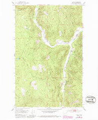 Spirit Washington Historical topographic map, 1:24000 scale, 7.5 X 7.5 Minute, Year 1952