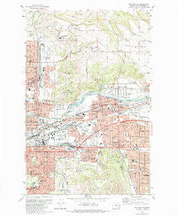 Spokane NE Washington Historical topographic map, 1:24000 scale, 7.5 X 7.5 Minute, Year 1973