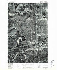 Spokane NW Washington Historical topographic map, 1:24000 scale, 7.5 X 7.5 Minute, Year 1978