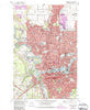 Spokane NW Washington Historical topographic map, 1:24000 scale, 7.5 X 7.5 Minute, Year 1974