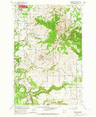 Spokane SE Washington Historical topographic map, 1:24000 scale, 7.5 X 7.5 Minute, Year 1963