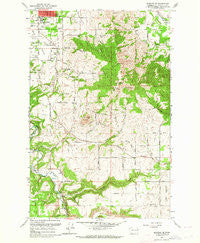 Spokane SE Washington Historical topographic map, 1:24000 scale, 7.5 X 7.5 Minute, Year 1963