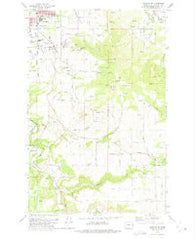 Spokane SE Washington Historical topographic map, 1:24000 scale, 7.5 X 7.5 Minute, Year 1973