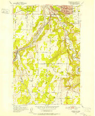 Spokane SW Washington Historical topographic map, 1:24000 scale, 7.5 X 7.5 Minute, Year 1950