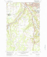Spokane SW Washington Historical topographic map, 1:24000 scale, 7.5 X 7.5 Minute, Year 1973