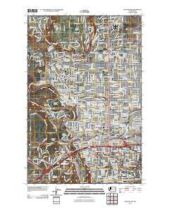 Spokane NW Washington Historical topographic map, 1:24000 scale, 7.5 X 7.5 Minute, Year 2011
