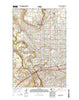 Spokane NW Washington Current topographic map, 1:24000 scale, 7.5 X 7.5 Minute, Year 2014