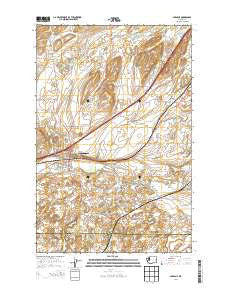 Sprague Washington Current topographic map, 1:24000 scale, 7.5 X 7.5 Minute, Year 2014