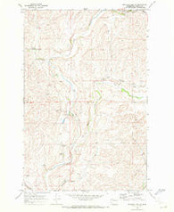 Sprague Lake NE Washington Historical topographic map, 1:24000 scale, 7.5 X 7.5 Minute, Year 1969