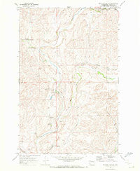Sprague Lake NE Washington Historical topographic map, 1:24000 scale, 7.5 X 7.5 Minute, Year 1969