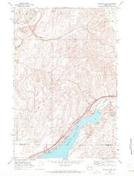 Sprague Lake Washington Historical topographic map, 1:24000 scale, 7.5 X 7.5 Minute, Year 1969
