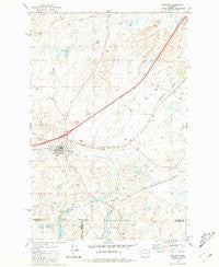 Sprague Washington Historical topographic map, 1:24000 scale, 7.5 X 7.5 Minute, Year 1981
