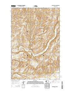 Sprague Lake SW Washington Current topographic map, 1:24000 scale, 7.5 X 7.5 Minute, Year 2013