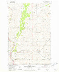 Spring Valley Washington Historical topographic map, 1:24000 scale, 7.5 X 7.5 Minute, Year 1980