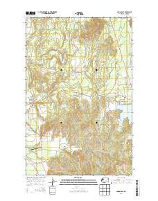 Springdale Washington Current topographic map, 1:24000 scale, 7.5 X 7.5 Minute, Year 2014