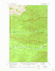 Spruce Mtn. Washington Historical topographic map, 1:62500 scale, 15 X 15 Minute, Year 1956