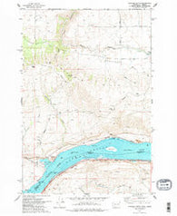 Stacker Butte Washington Historical topographic map, 1:24000 scale, 7.5 X 7.5 Minute, Year 1974