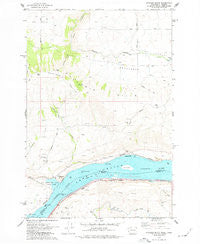 Stacker Butte Washington Historical topographic map, 1:24000 scale, 7.5 X 7.5 Minute, Year 1974