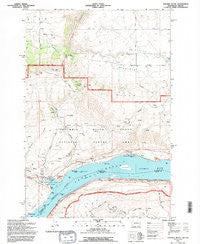 Stacker Butte Washington Historical topographic map, 1:24000 scale, 7.5 X 7.5 Minute, Year 1994