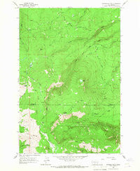 Stagman Butte Washington Historical topographic map, 1:24000 scale, 7.5 X 7.5 Minute, Year 1965