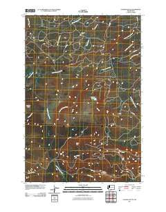 Stagman Butte Washington Historical topographic map, 1:24000 scale, 7.5 X 7.5 Minute, Year 2011