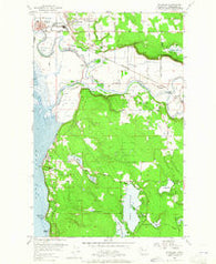 Stanwood Washington Historical topographic map, 1:24000 scale, 7.5 X 7.5 Minute, Year 1956