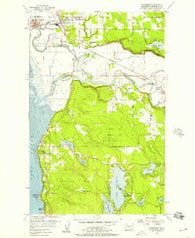 Stanwood Washington Historical topographic map, 1:24000 scale, 7.5 X 7.5 Minute, Year 1956