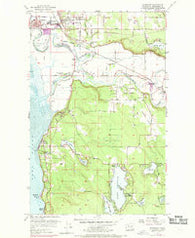 Stanwood Washington Historical topographic map, 1:24000 scale, 7.5 X 7.5 Minute, Year 1956