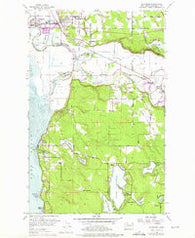 Stanwood Washington Historical topographic map, 1:24000 scale, 7.5 X 7.5 Minute, Year 1956
