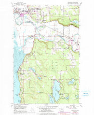 Stanwood Washington Historical topographic map, 1:24000 scale, 7.5 X 7.5 Minute, Year 1956