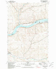 Starbuck East Washington Historical topographic map, 1:24000 scale, 7.5 X 7.5 Minute, Year 1981