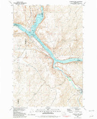 Starbuck West Washington Historical topographic map, 1:24000 scale, 7.5 X 7.5 Minute, Year 1981
