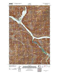 Starbuck West Washington Historical topographic map, 1:24000 scale, 7.5 X 7.5 Minute, Year 2011