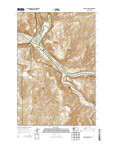 Starbuck West Washington Current topographic map, 1:24000 scale, 7.5 X 7.5 Minute, Year 2013