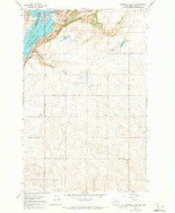Steamboat Rock SE Washington Historical topographic map, 1:24000 scale, 7.5 X 7.5 Minute, Year 1968