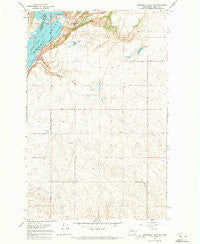 Steamboat Rock SE Washington Historical topographic map, 1:24000 scale, 7.5 X 7.5 Minute, Year 1968