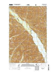 Stehekin Washington Current topographic map, 1:24000 scale, 7.5 X 7.5 Minute, Year 2014