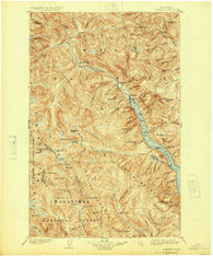 Stehekin Washington Historical topographic map, 1:125000 scale, 30 X 30 Minute, Year 1904