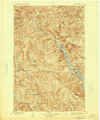 Stehekin Washington Historical topographic map, 1:125000 scale, 30 X 30 Minute, Year 1904