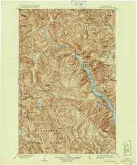 Stehekin Washington Historical topographic map, 1:125000 scale, 30 X 30 Minute, Year 1904