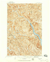 Stehekin Washington Historical topographic map, 1:125000 scale, 30 X 30 Minute, Year 1902