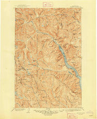 Stehekin Washington Historical topographic map, 1:125000 scale, 30 X 30 Minute, Year 1904