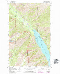 Stehekin Washington Historical topographic map, 1:24000 scale, 7.5 X 7.5 Minute, Year 1969