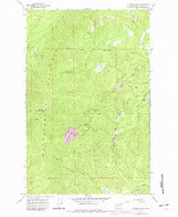 Stensgar Mtn. Washington Historical topographic map, 1:24000 scale, 7.5 X 7.5 Minute, Year 1965